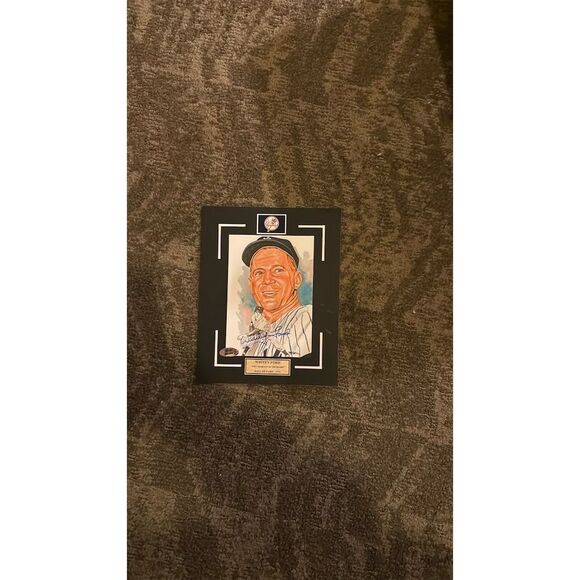 Mickey Mantle Signed Lithograph Print New York Yankees Baseball Original - Picture 2 of 3